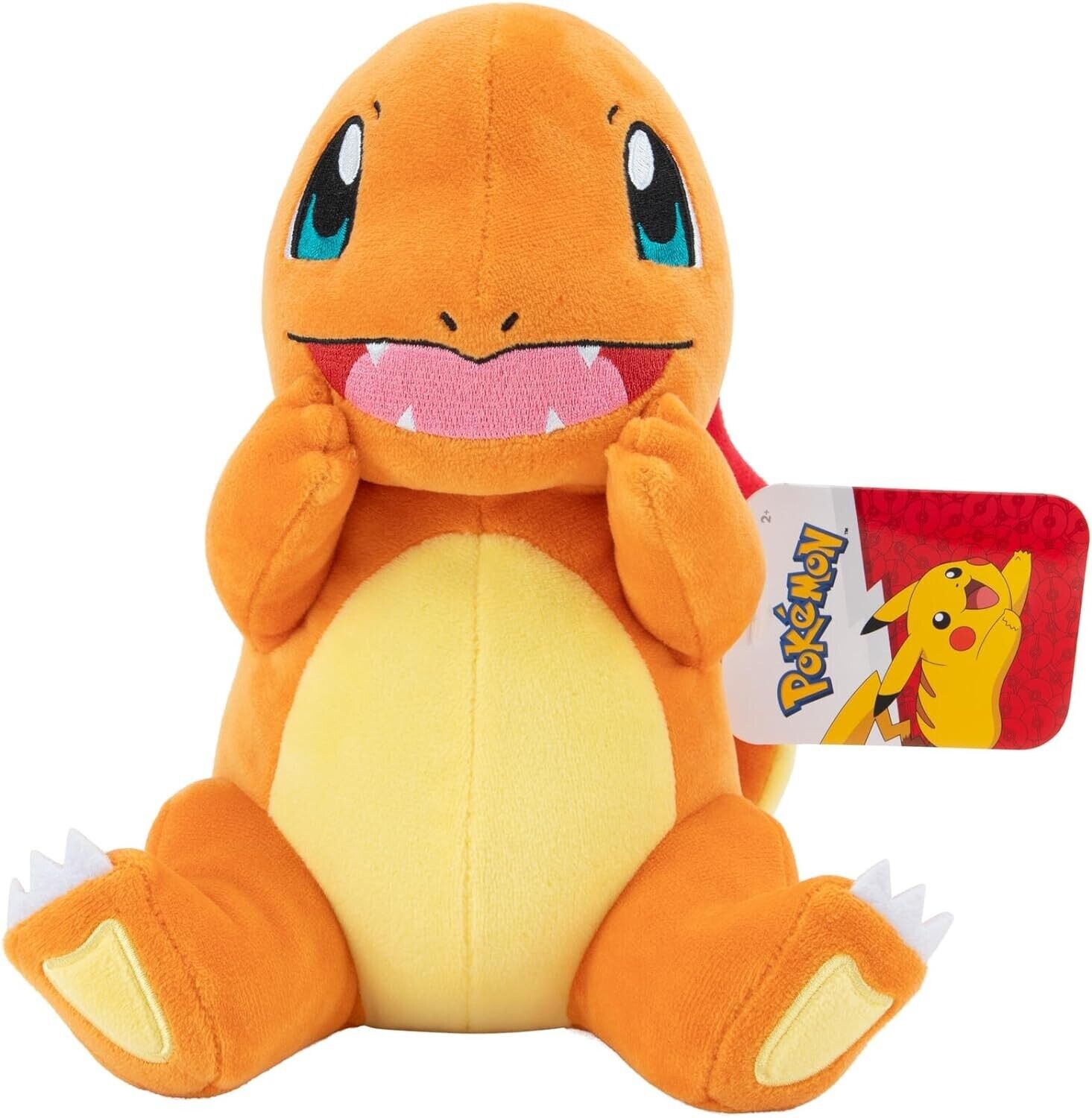 Pokémon Official & Premium Quality 8-inch Charmander Adorable, Ultra-Soft, Plush