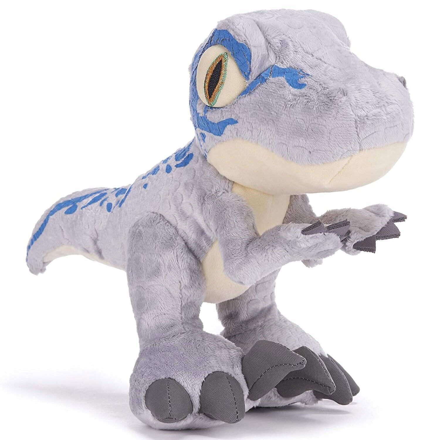 "New Jurassic World 18" Chunky Plush Blue Raptor - Perfect Gift for Dino Fans!"