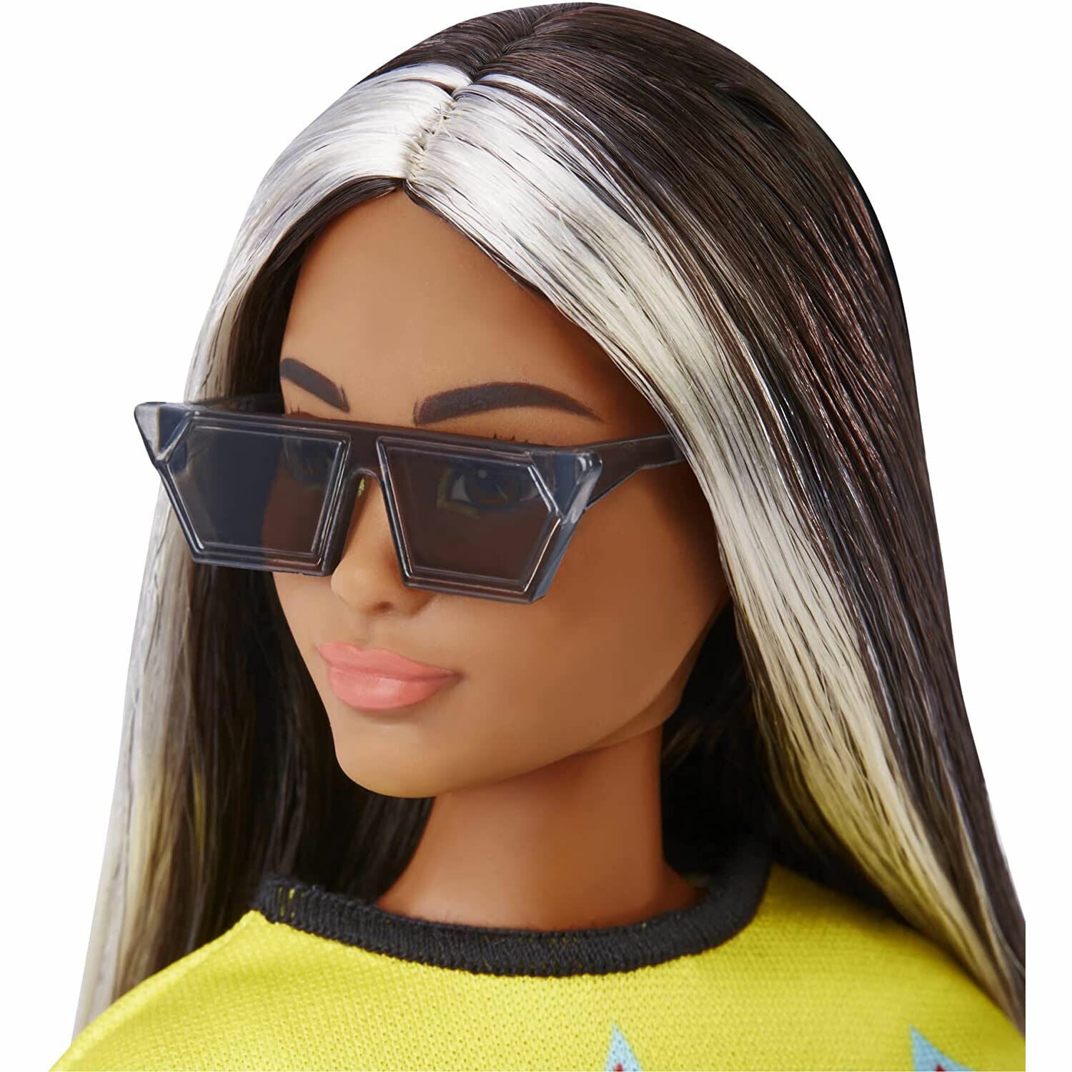 New Barbie Fashionistas Doll #179 with Highlighted Hair & Sunglasses