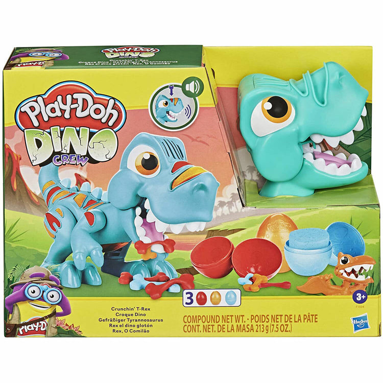 New Play-Doh Dino Crew Crunchin' T-Rex with 3 Eggs - Non-Toxic Fun for Kids