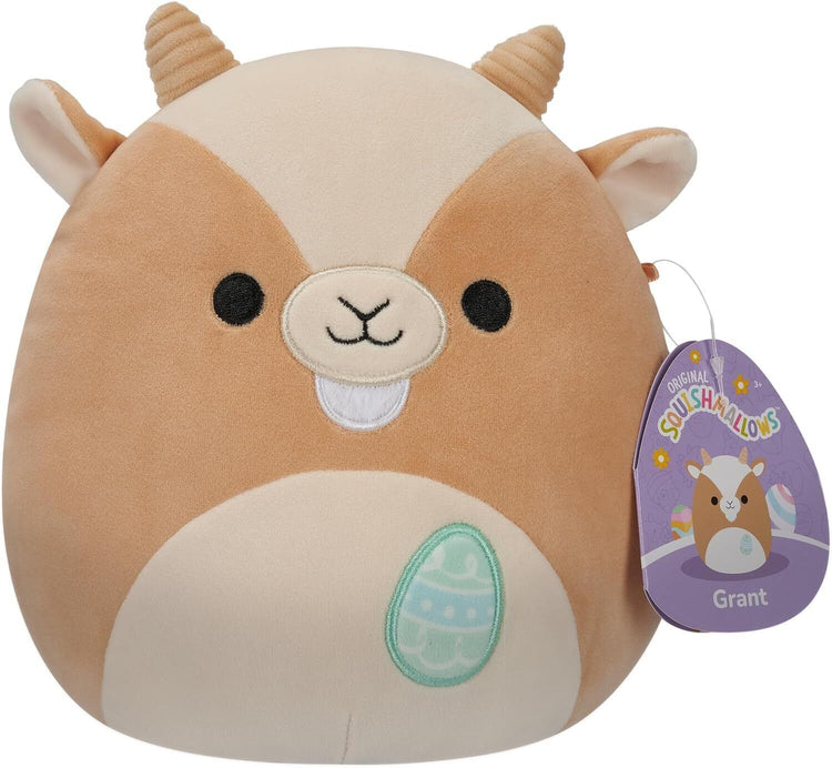 Squishmallows 2024 Easter Edition 7.5 Inch - Limited Edition Plush Bunny & Chick Grant The Goat