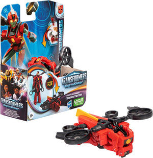 Transformers EarthSpark 1-Step Flip Changer Terran Twitch Stocking Filler Gift