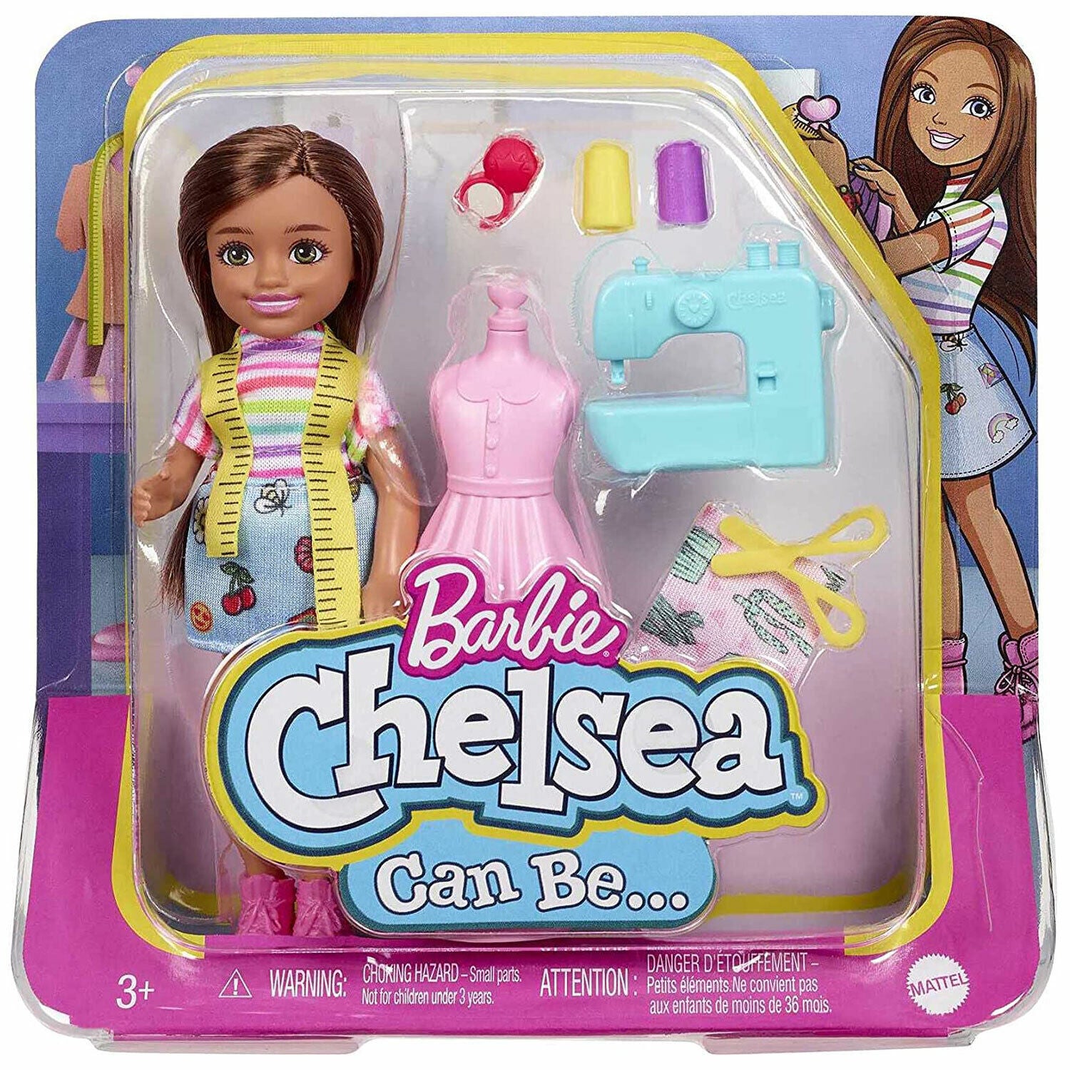 New Barbie Chelsea Fashion Designer Doll - Create Your Own Style!