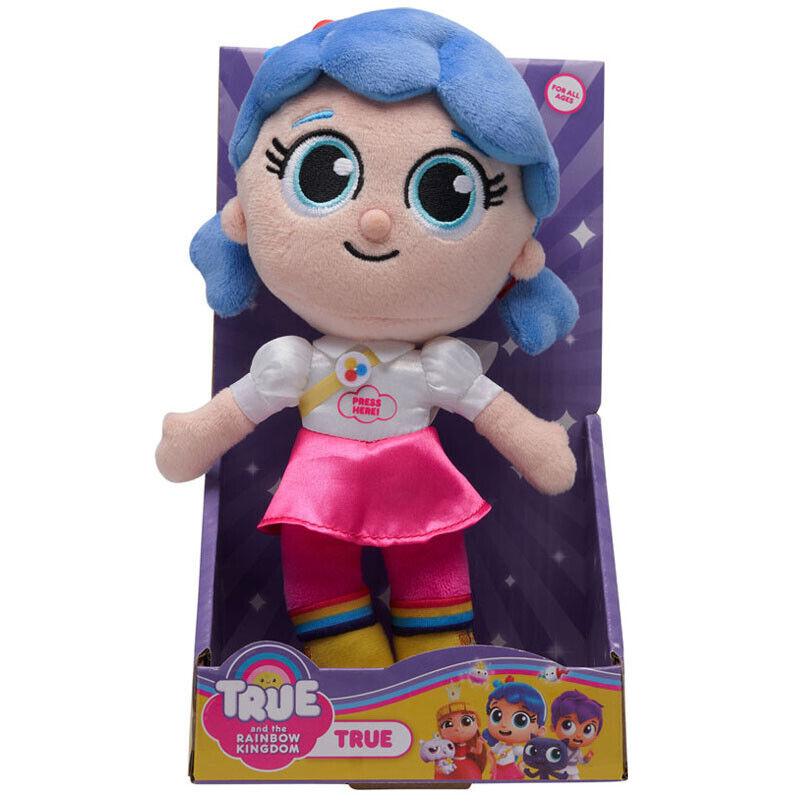 New True and the Rainbow Kingdom 23cm Soft Toy w/ Sound - Perfect Gift!