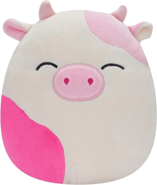 Squishmallows 2024 New Collection - 16 Inch Plush Toy - Adorable and Huggable - CAEDYN THE PINK SPOTTED COW