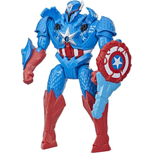 Marvel Avengers Mech Strike Hunter Suit Captain America Figure - New in Box