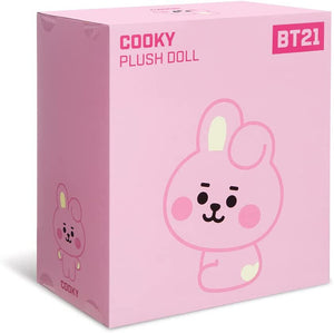 "Aurora BT21 COOKY Plush Toy 8" Large Size Soft Kids Gift Box Cuddly Stuffed"