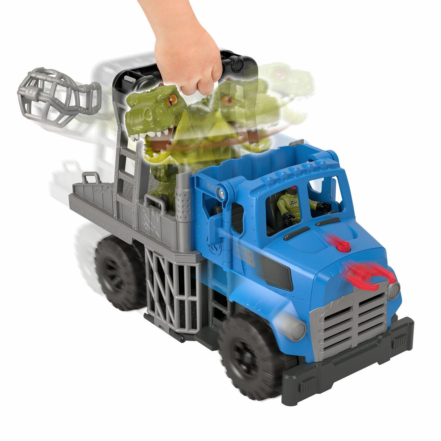 New Imaginext Jurassic World Dominion Break Out Dino Hauler Toy Set