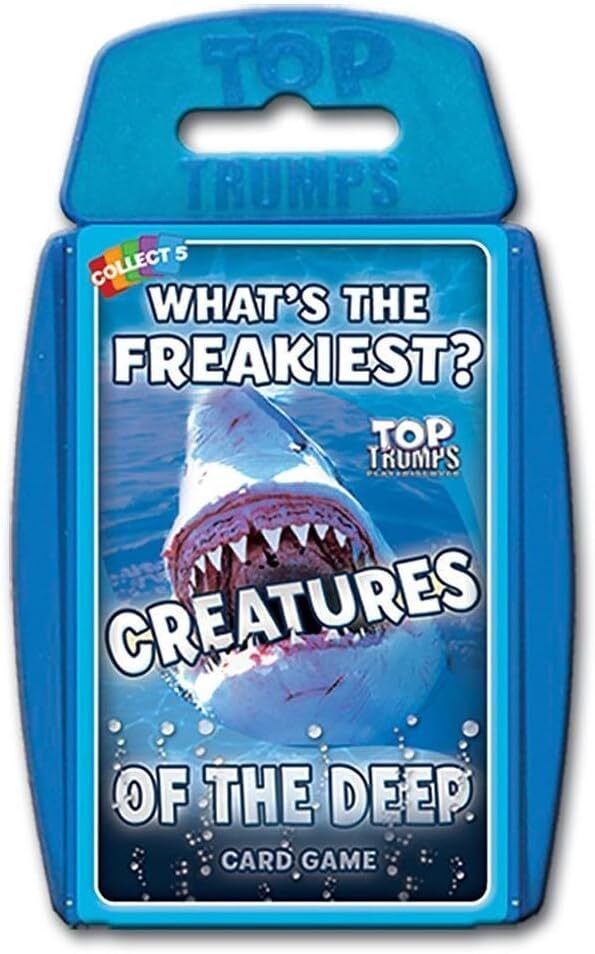 Play the Best Trumps Card Games and Find Exclusive Dragons Walliams Author Roald-CREATURES OF THE DEEP