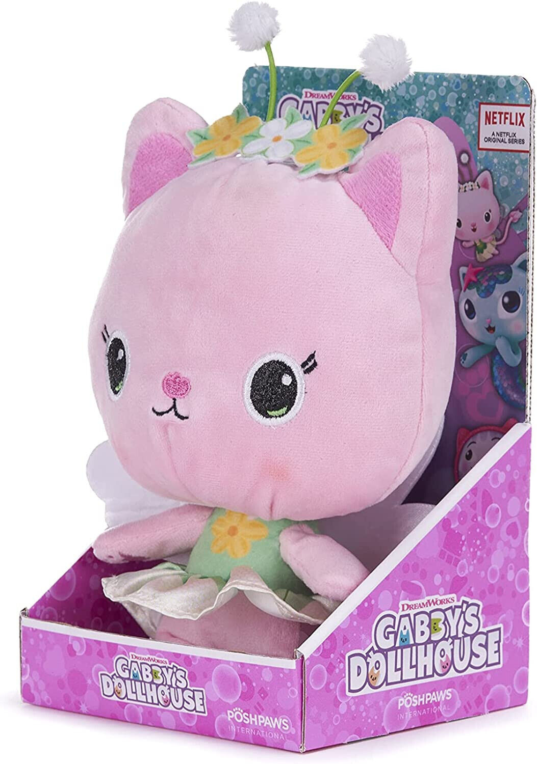 Posh Paws Gabby's Dollhouse 25cm Kitty Fairy Plush Toy - NEW