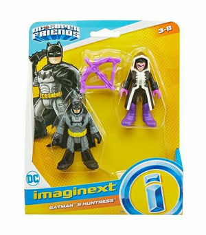 New Imaginext DC Super Friends Batman & Huntress Action Figures