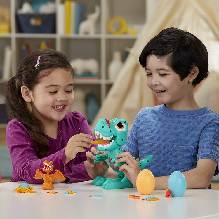 New Play-Doh Dino Crew Crunchin' T-Rex with 3 Eggs - Non-Toxic Fun for Kids