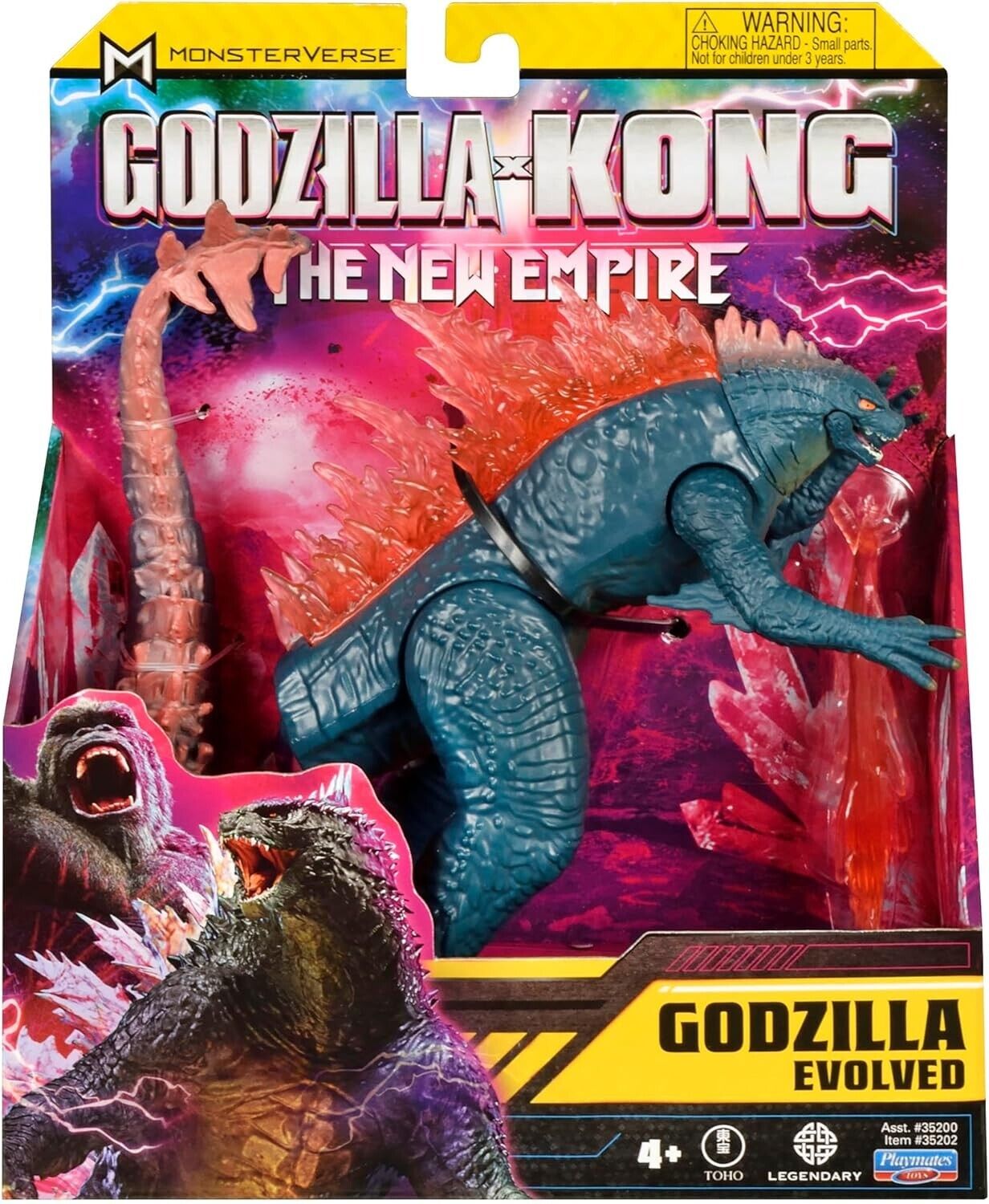 MonsterVerse Godzilla x Kong: The New Empire, 6-Inch Godzilla Evolved Action Fig