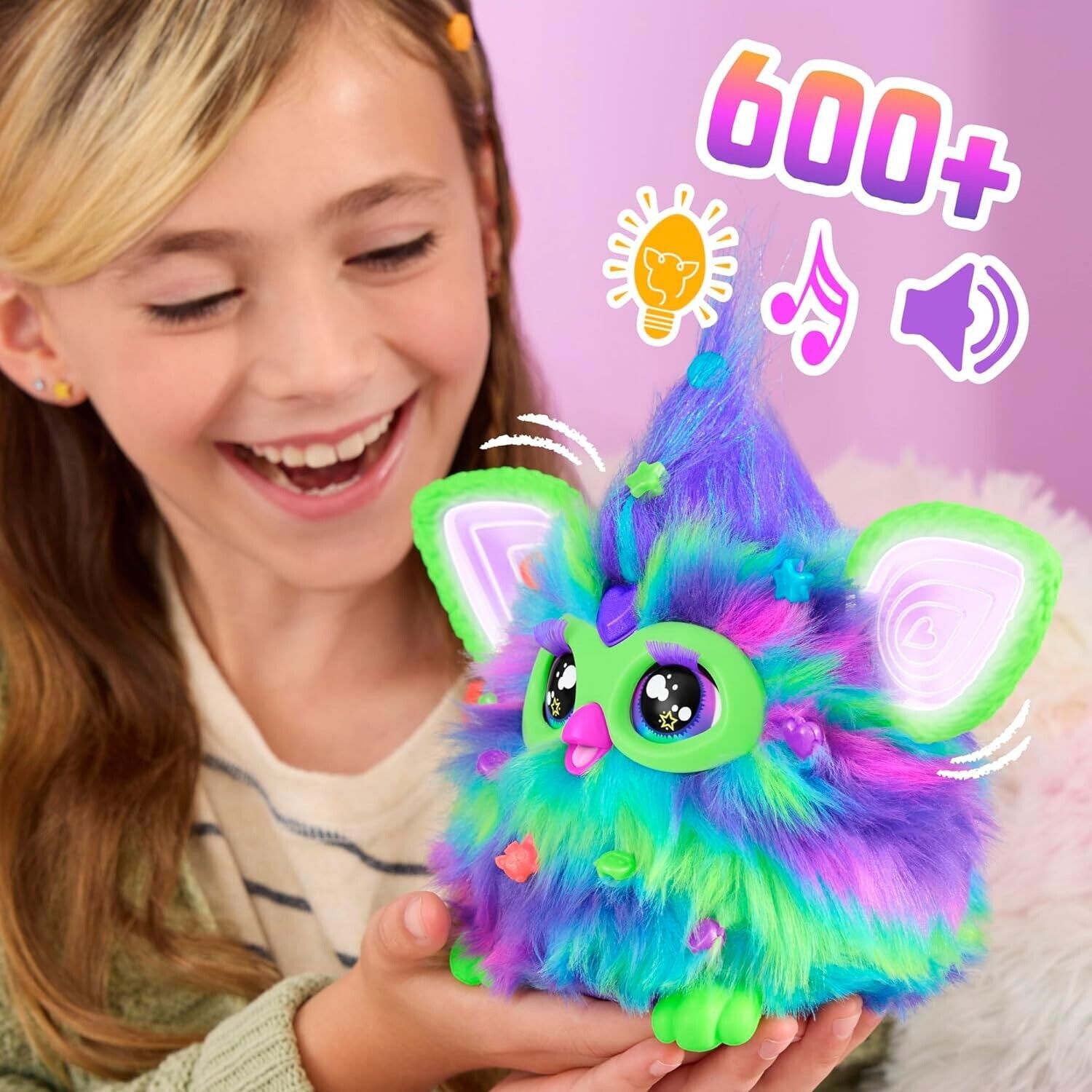 Furby Galaxy Glow in the Dark Interactive Plush Toy