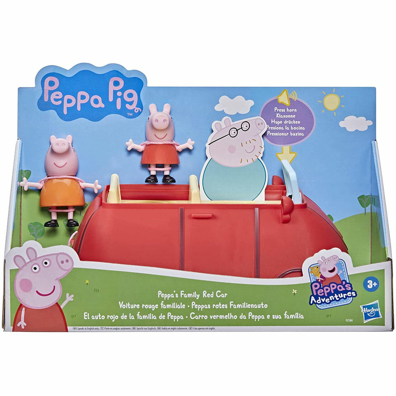 New Peppa Pig Family Red Car w/ Sounds - Fun Adventures Await!