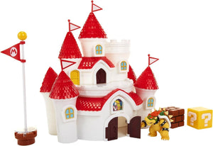 Nintendo Mushroom Kingdom Castle Playset Including Exclusive 2.5'/6cm Bowser Act