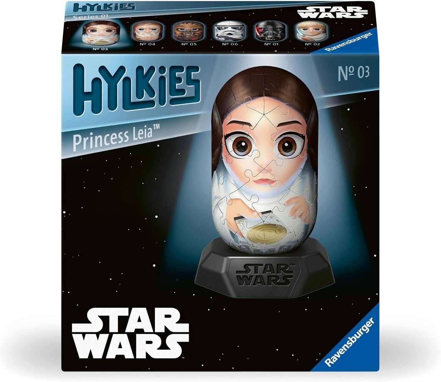 Ravensburger 12001014 Star Wars Hylkies Figures Princess Leia Organa Gifts for K