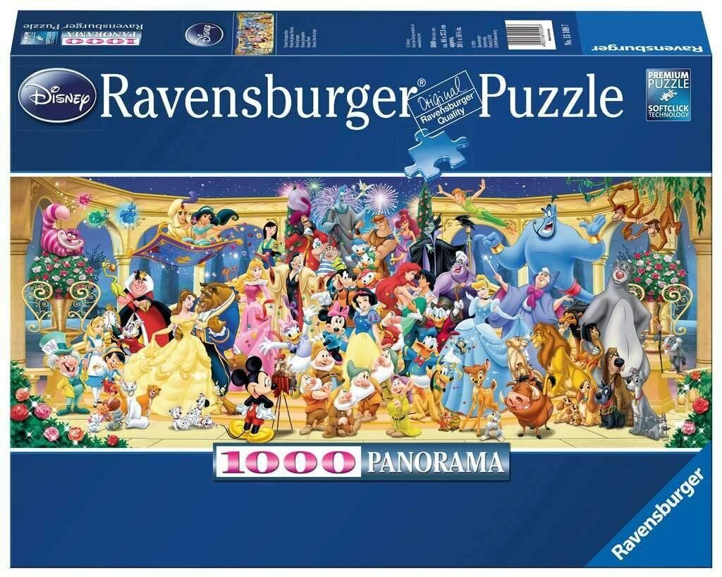 New Ravensburger Disney Panoramic Puzzle - 1000 Pieces - Group Photo