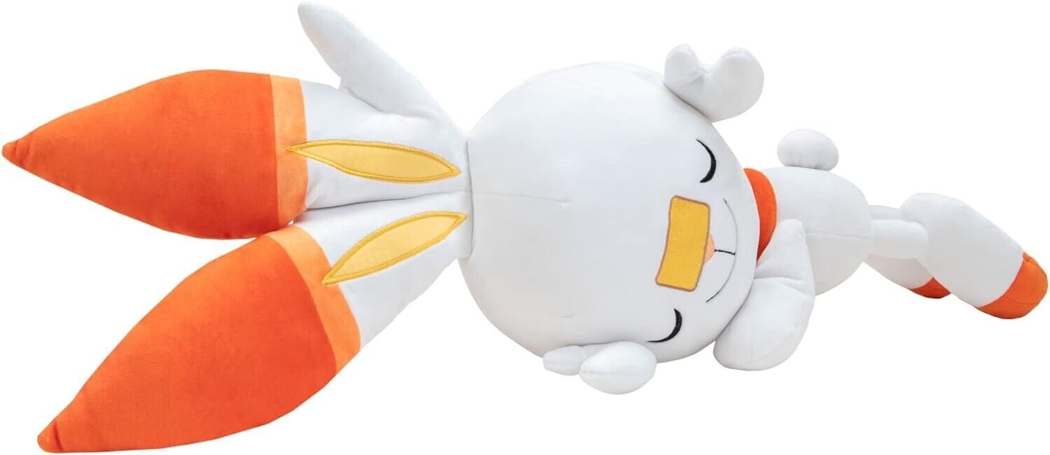 Pokemon Sleeping Scorbunny 18inch Plush Brand New