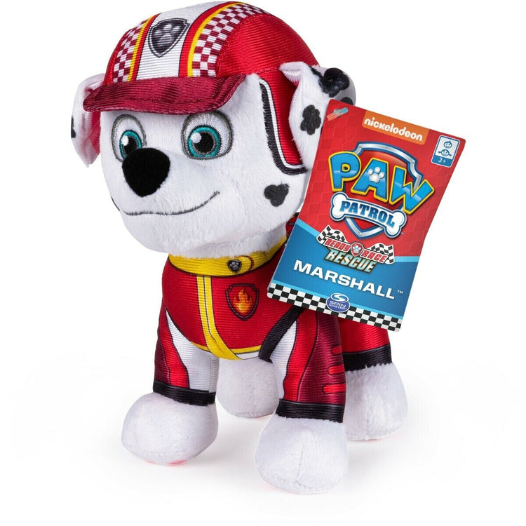 Choose Your Favourite PAW Patrol 8-Inch Plush Pup - Collect Them All! - Ready Race Rescue Marshall