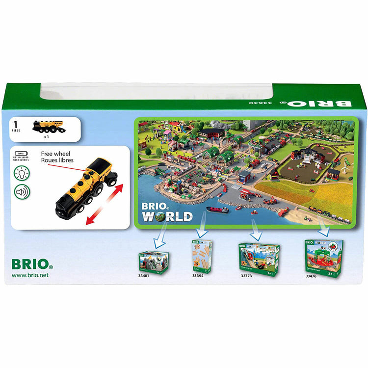 BRIO Battery Powered Mighty Gold Locomotive (33630) - NEW