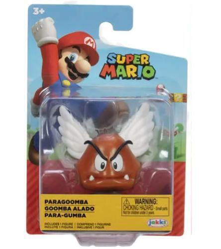Nintendo Super Mario Toy 2.5-Inch Figures Goomba, Toad and more! - Paragoomba