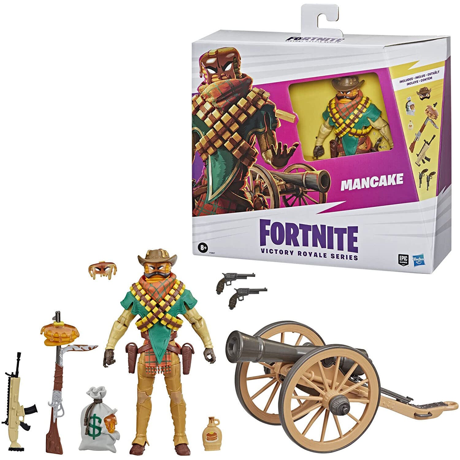 "New Fortnite Victory Royale Mancake Deluxe 6" Action Figure"