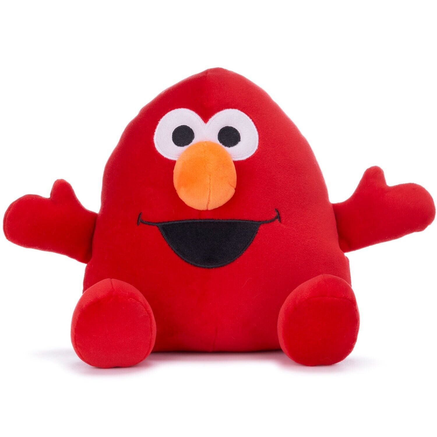 "New Sesame Street Squashy Podgies 8" Plush Elmo - Adorable and Soft!"