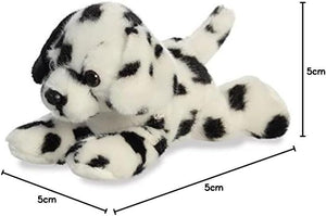 Aurora, 31821, Mini Flopsies Dipper Dalmatian Dog, 8In, Soft Toy, Black and Whit