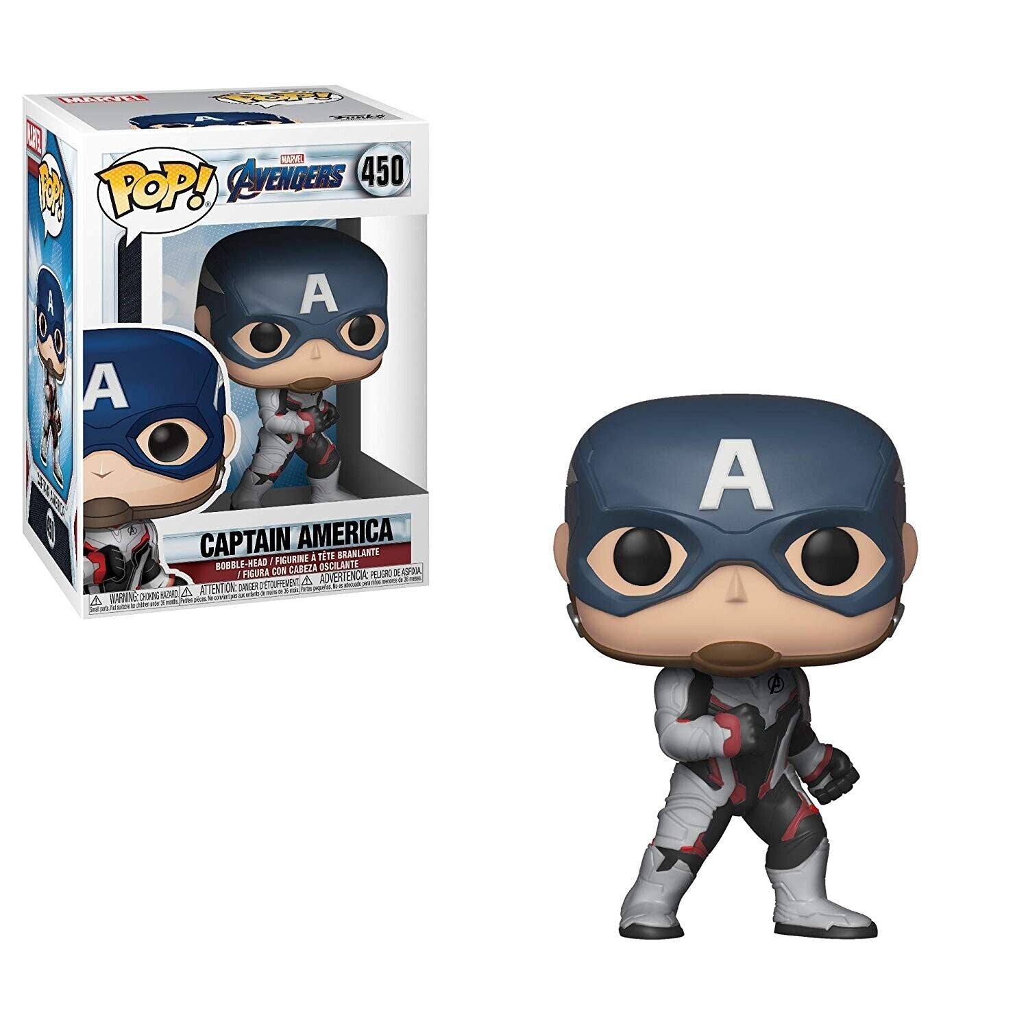 Marvel Avengers Endgame Captain America Pop Vinyl Figure 4