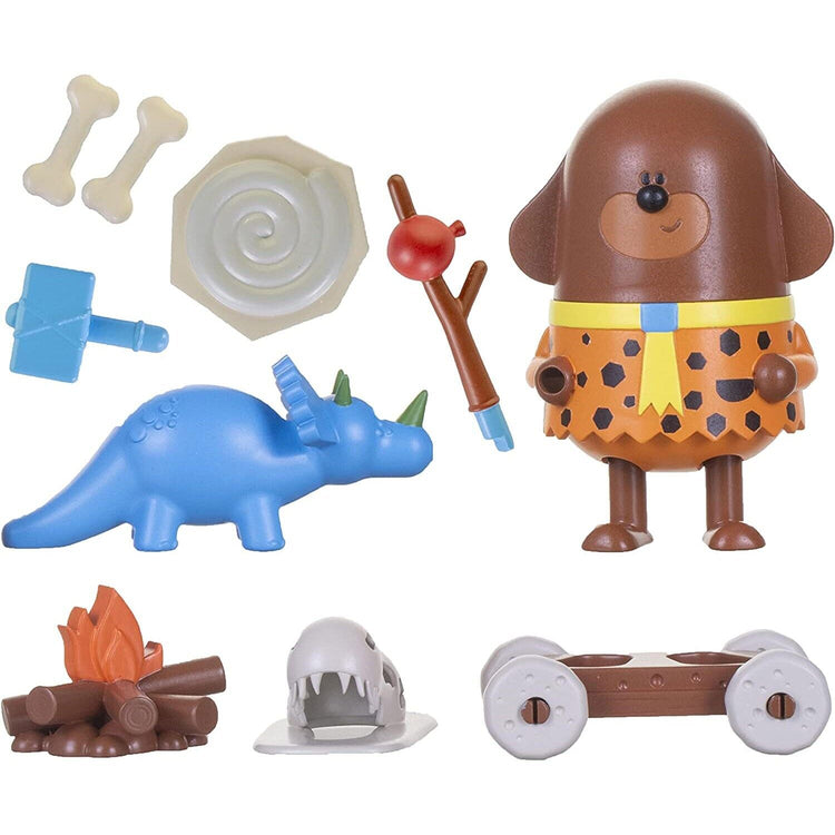 New Hey Duggee Take & Play Set - Dinosaur Theme w/ Caveman Duggee Figure