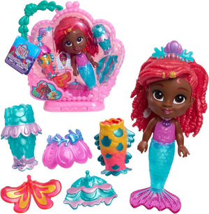 Just Play Ariel Jr Pop Tail Doll, Kids Toys for Ages 3 Up