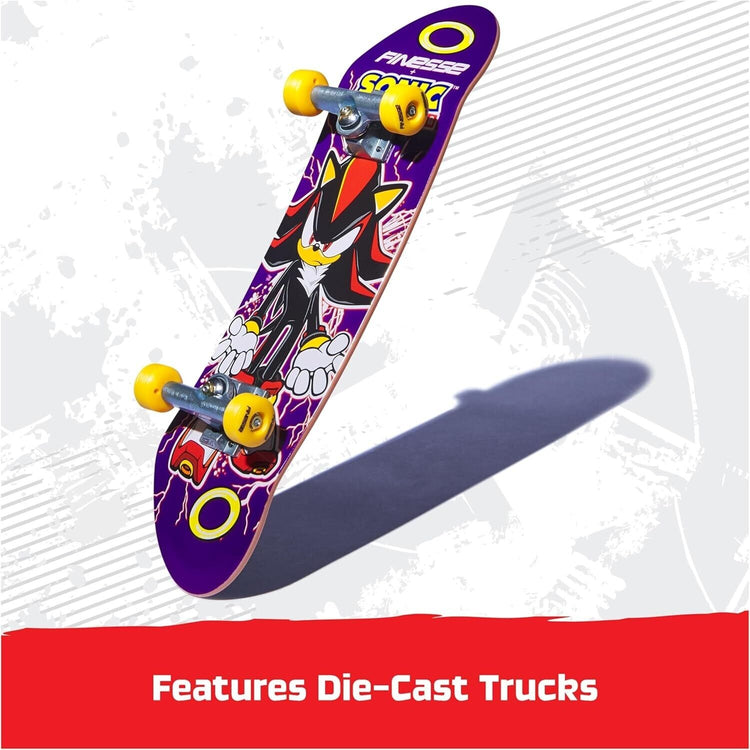 Tech Deck, Finesse X Sonic the Hedgehog Handboard; Authentic Mini Skateboards, K