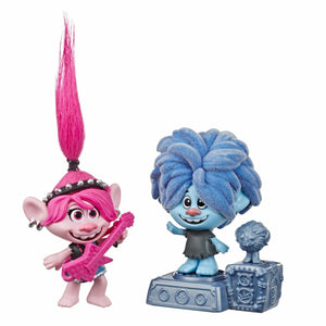 DreamWorks Trolls World Tour - Rock City Bobble w/ 2 Figures BRAND NEW