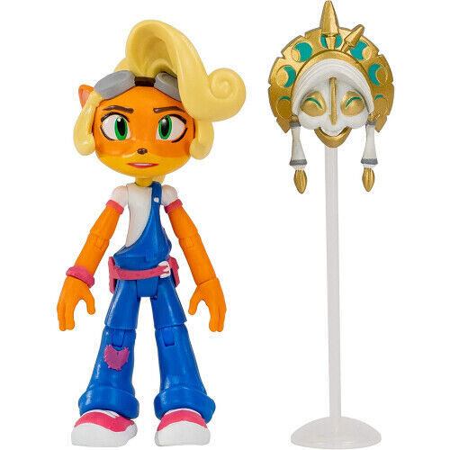 New Crash Bandicoot Coco Figure with Kupuna Mask - Wave 1 - 4.5 inches