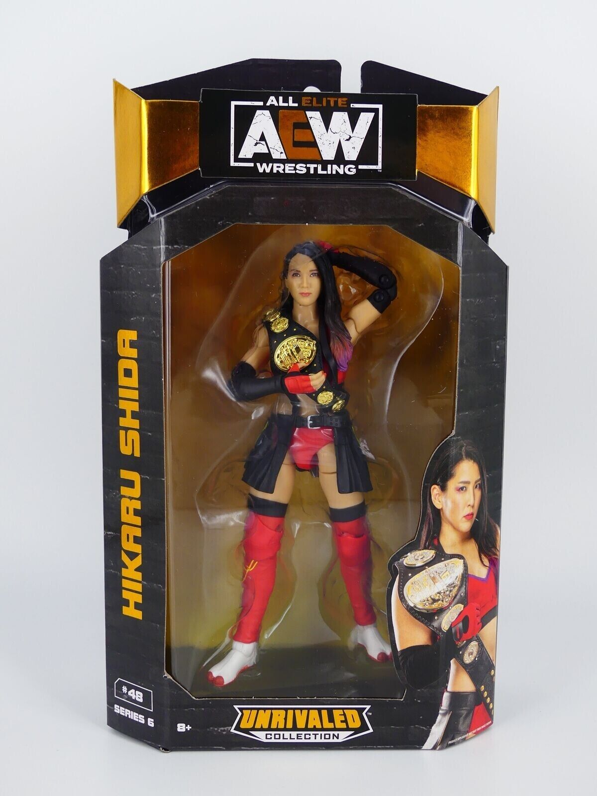 AEW Hikaru Shida Unrivaled Collection 16.5cm Action Figure - Brand New