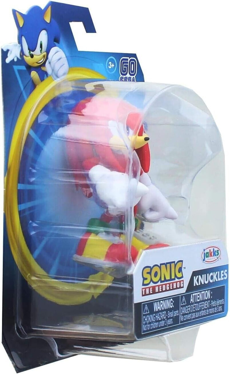 Sonic The Hedgehog Action Figure 2.5 Inch Knuckles Collectible Toy,Red
