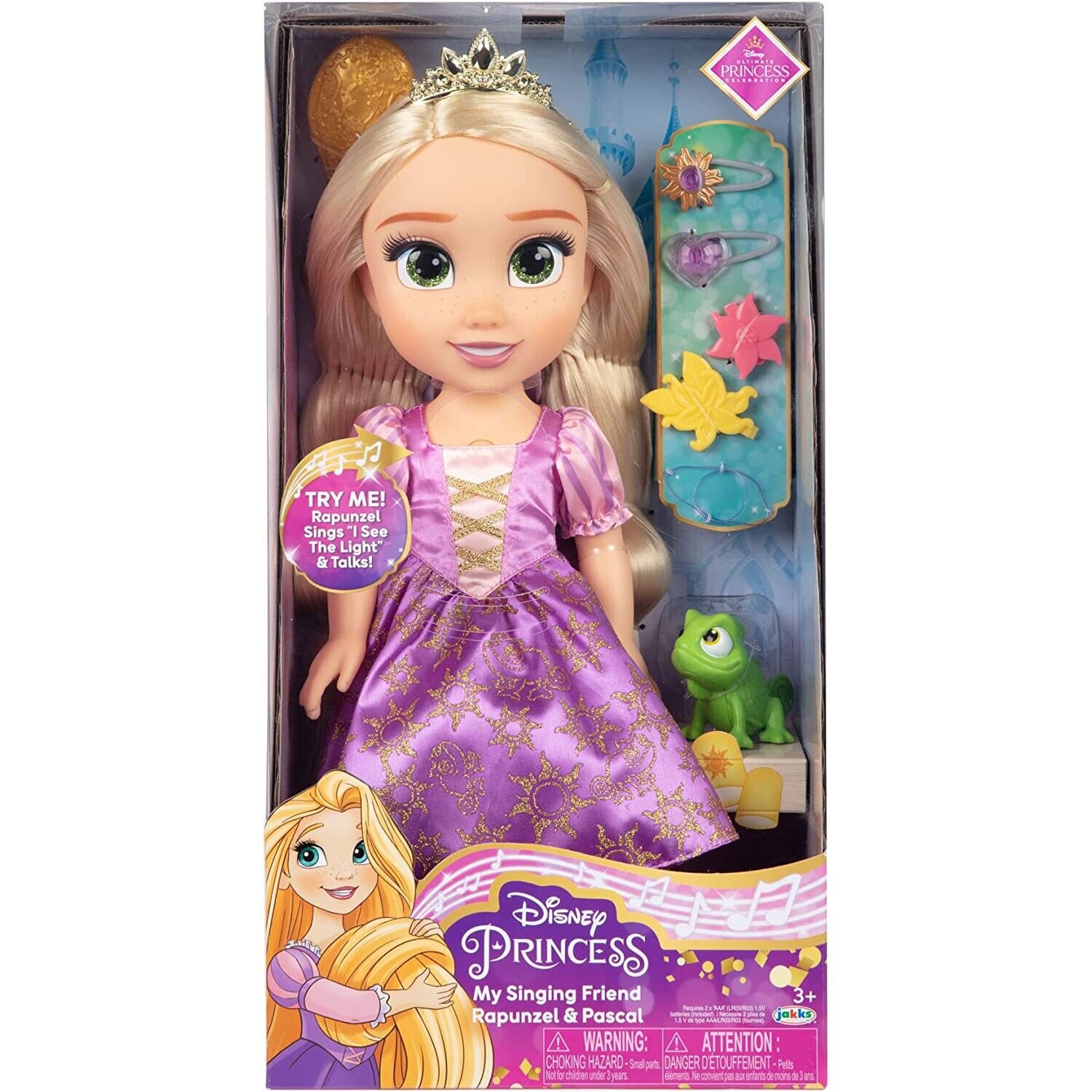 New Disney Princess Rapunzel & Pascal Singing Toddler Doll - Perfect Gift!