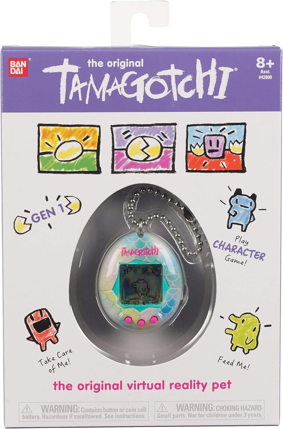 Bandai Tamagotchi Original Mermaid Shell | Tamagotchi Original Cyber Pet 90s