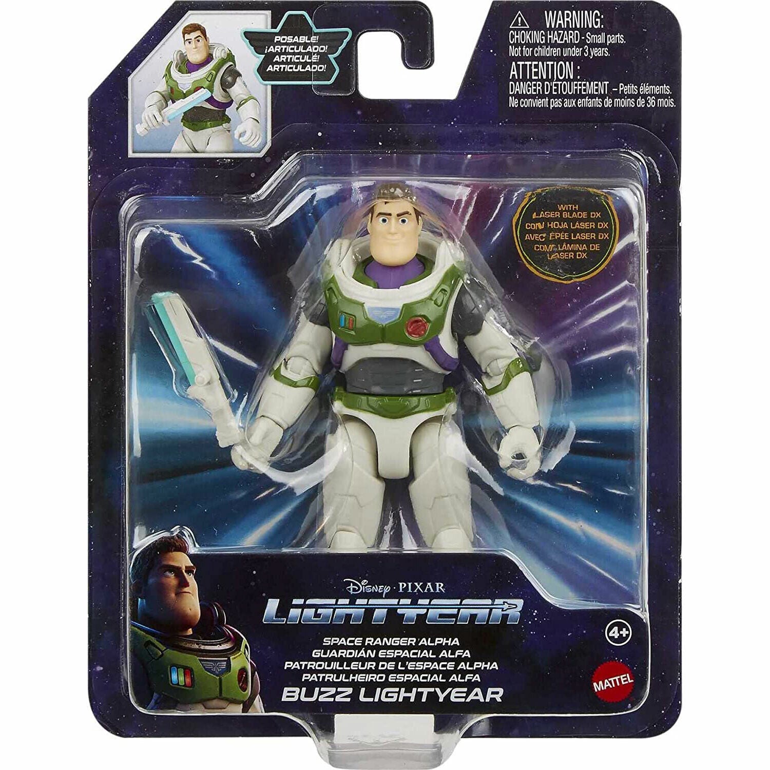 Disney Pixar Buzz Lightyear 5-Inch Space Ranger Alpha Figure