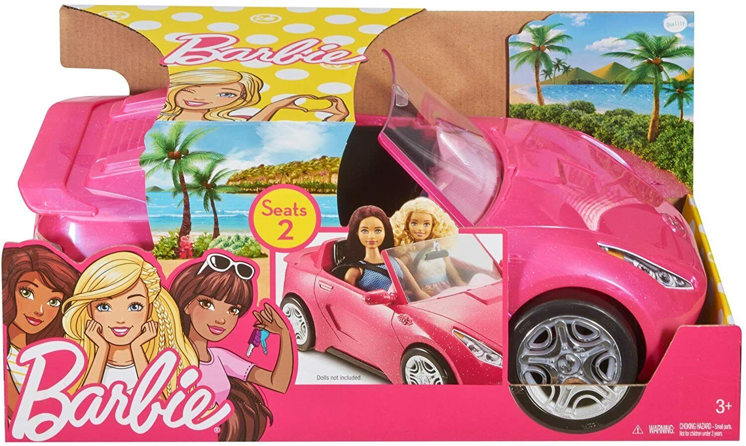 Barbie Glam Convertible Car - Brand New!