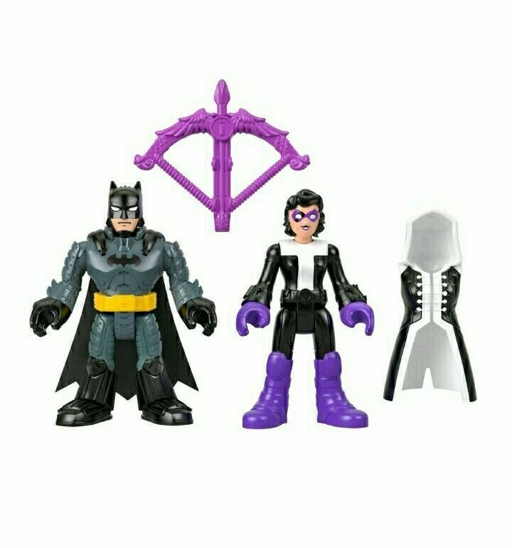 New Imaginext DC Super Friends Batman & Huntress Action Figures