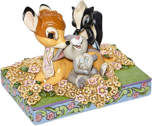 New Disney Traditions Bambi Childhood Friends Figurine