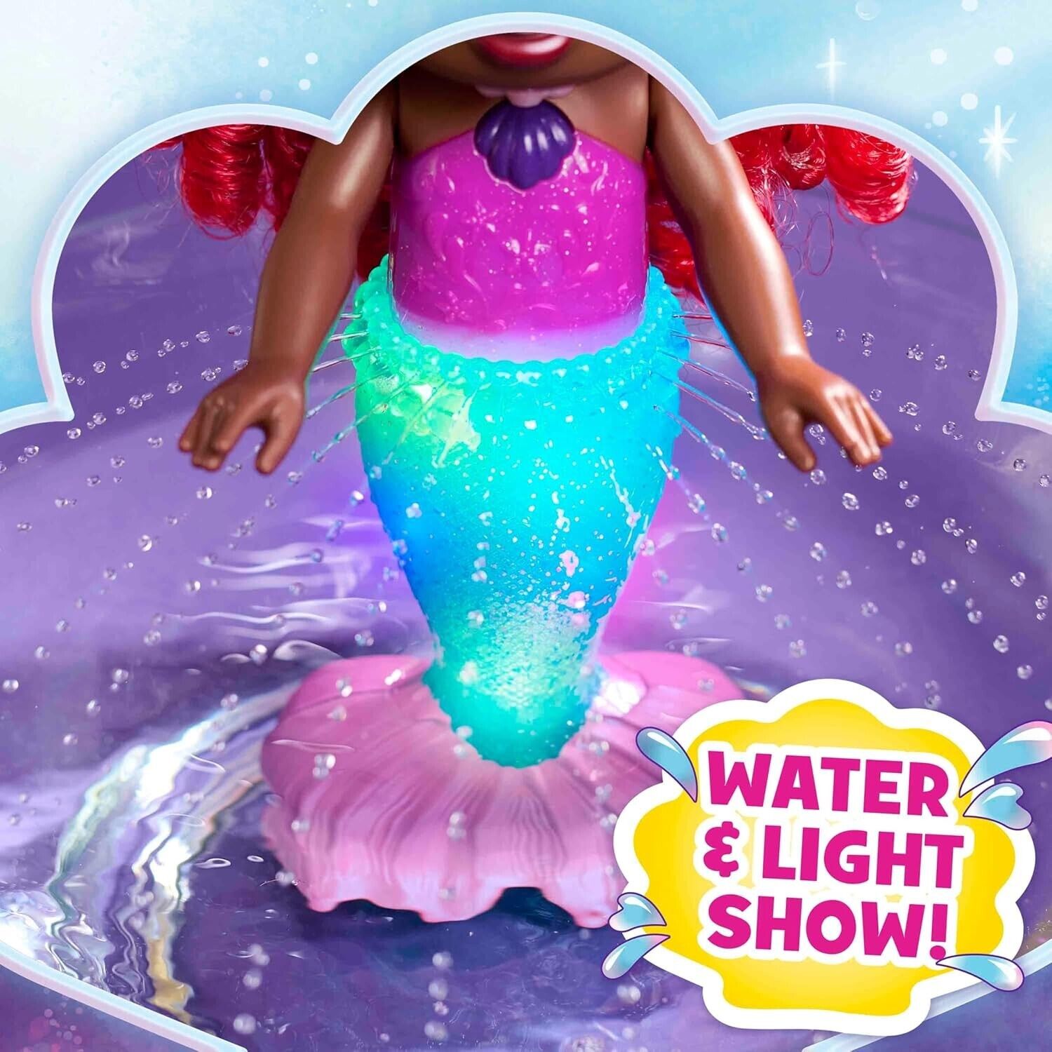 Just Play 39903 Disney Ariel Groove & Glow Doll, Multicolor