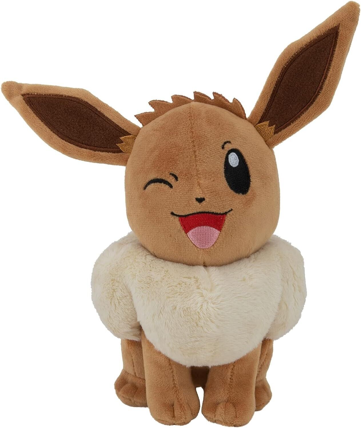 Pokémon PKW3079 Official & Premium Quality 8-inch Eevee Adorable, Ultra-Soft