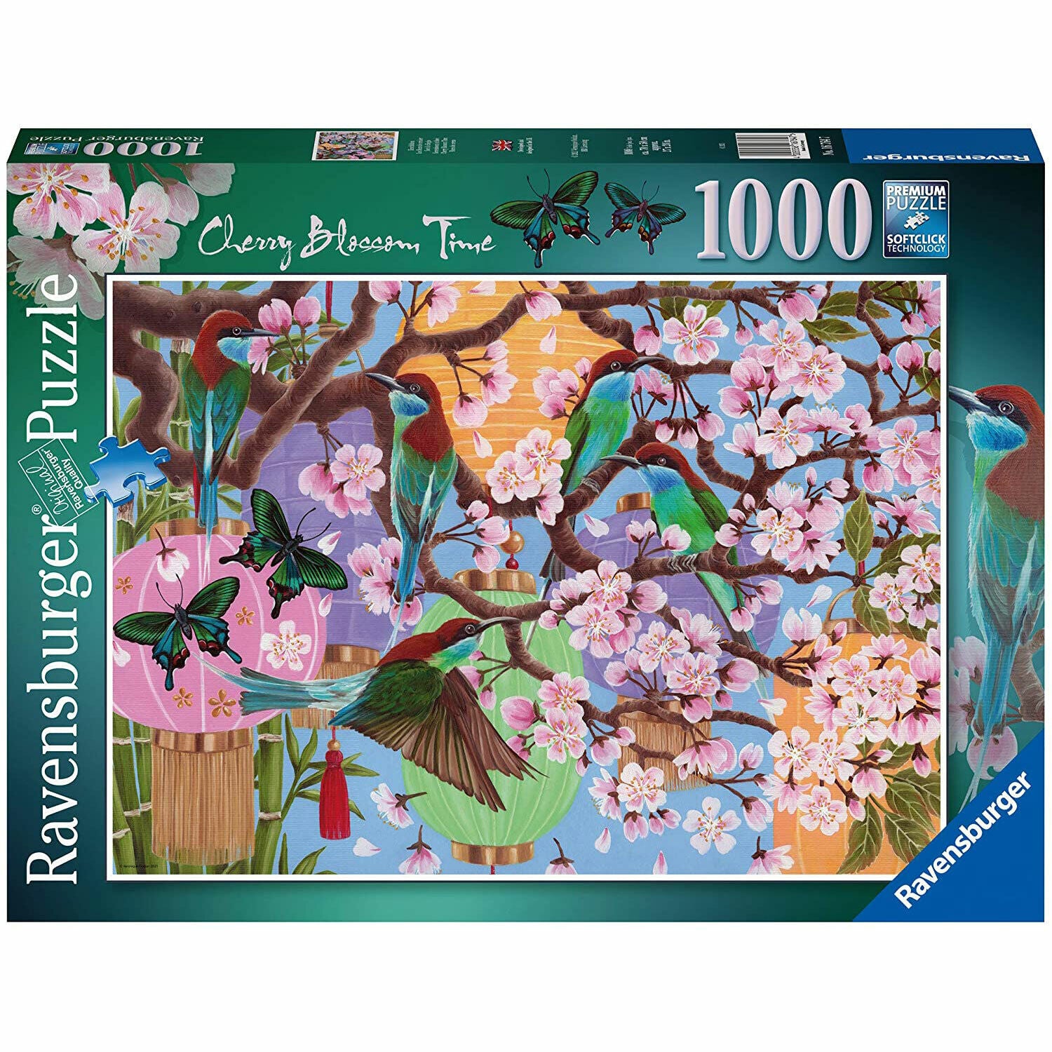 New Ravensburger Cherry Blossom Time 1000 Piece Puzzle - Sealed Box