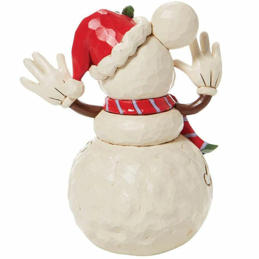 Disney Traditions Snowy Smiles Mickey Mouse Snowman Figurine