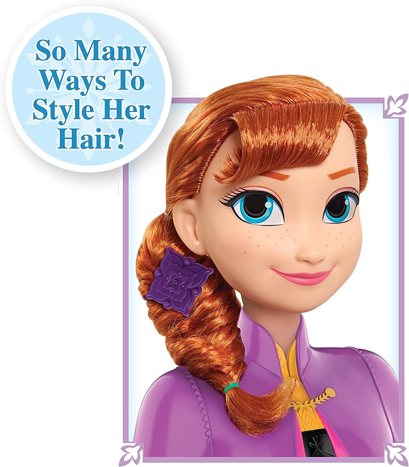 Anna Styling Head Toys Disney Frozen - Toys Toy NEW