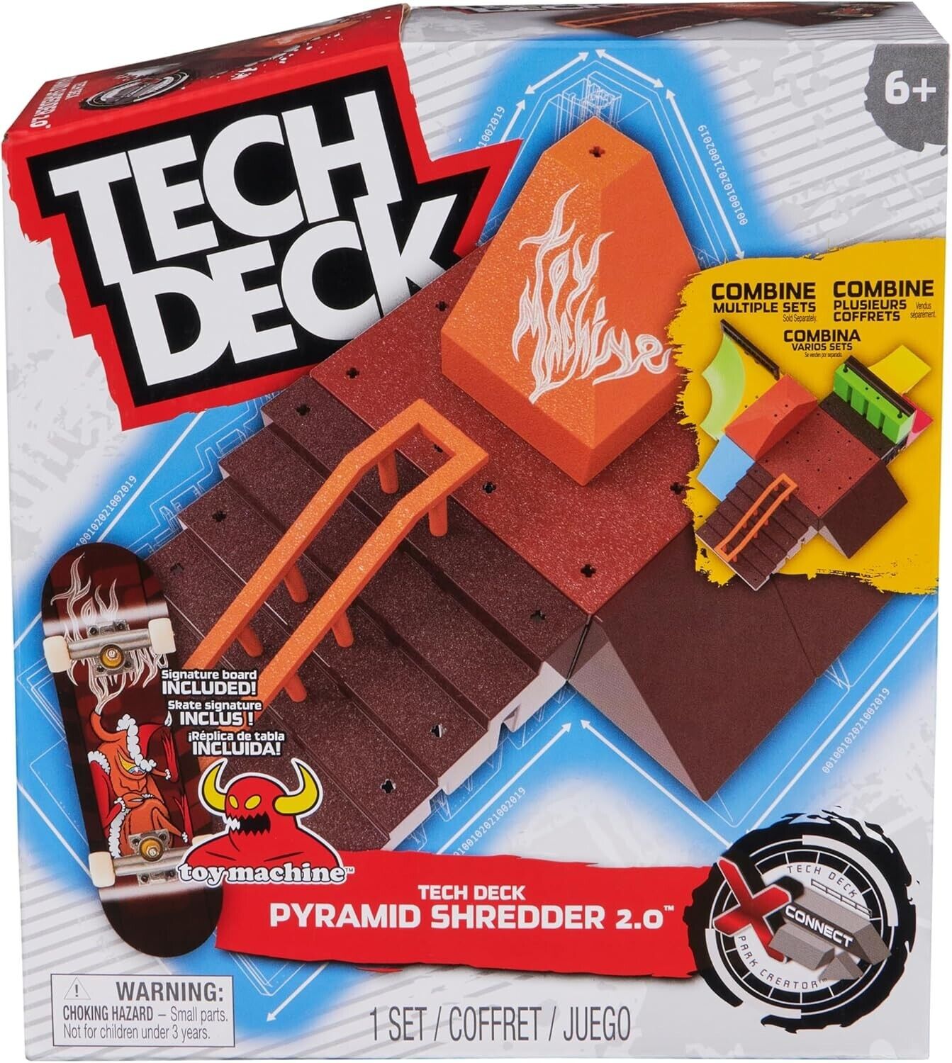 Tech Deck, Pyramid Shredder 2.0, X-Connect Park Creator, Customisable and Builda