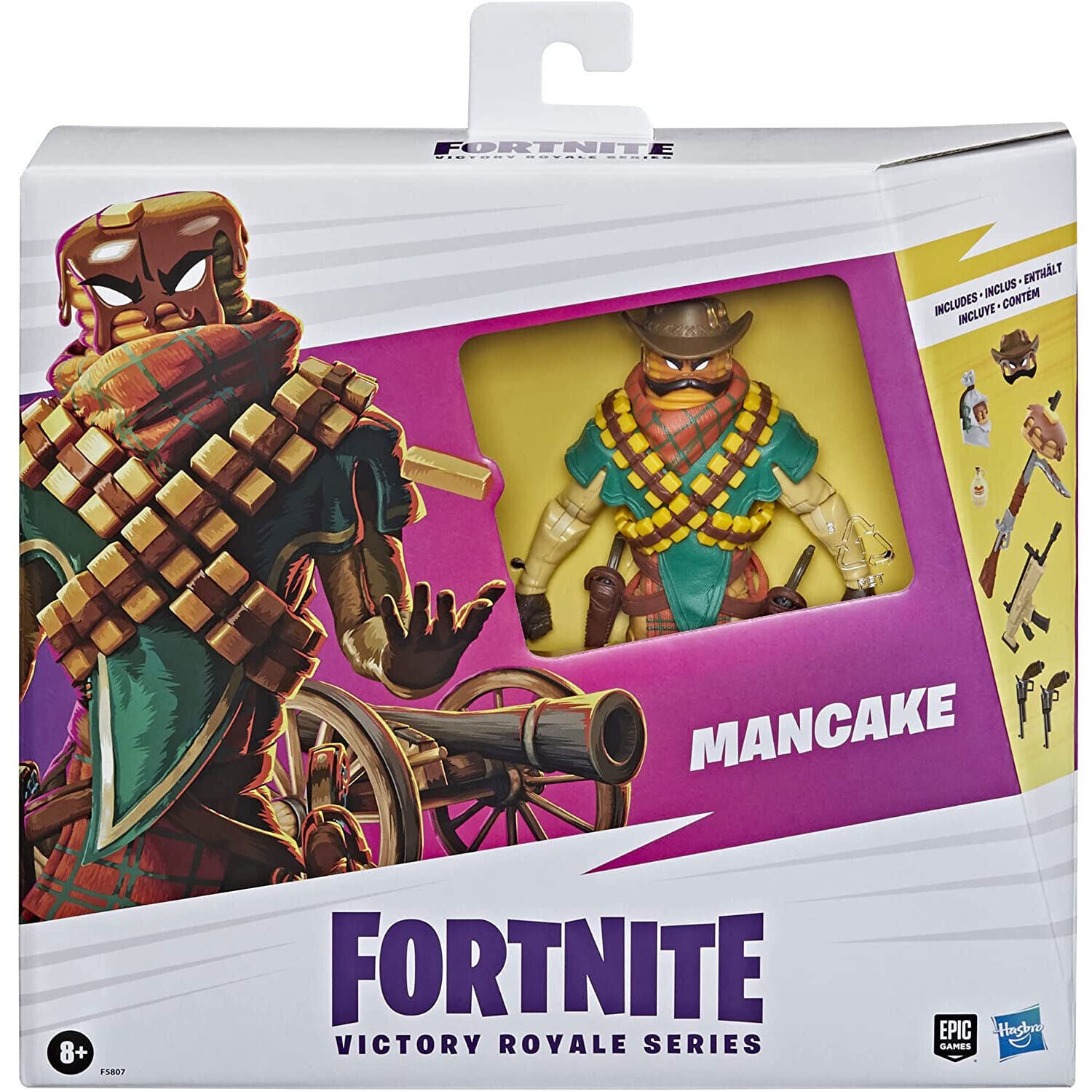 "New Fortnite Victory Royale Mancake Deluxe 6" Action Figure"